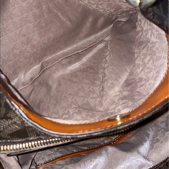 MK bag, brown, gold accents medium size - Picture 4 of 7